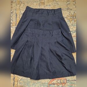 Izod Blue Pleated A-Line Skirt